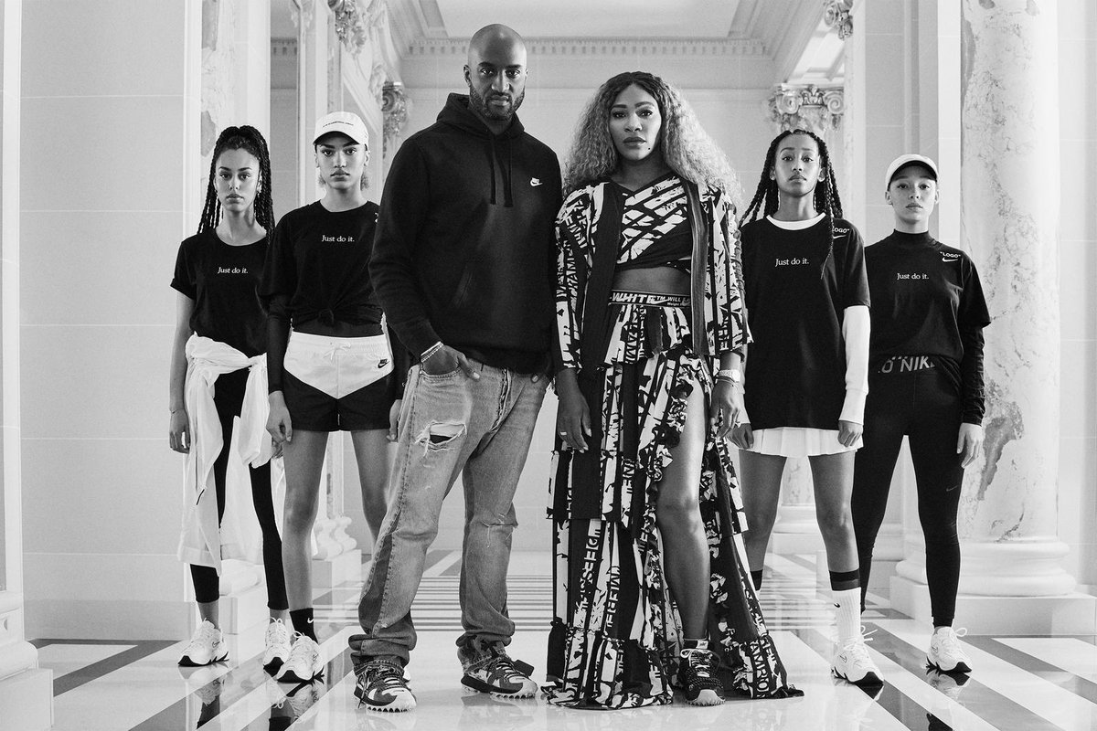 nike x virgil x serena tee