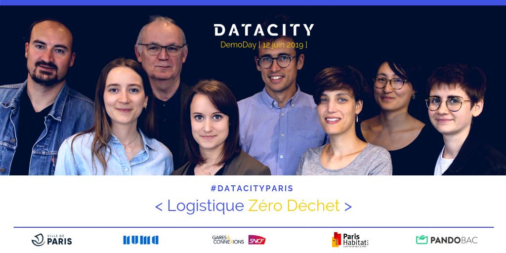 Des chaînes logistiques sans déchets : c'est le défi que s'est lancé l'équipe #DataCity avec SNCF <a href="/ConnectGares/">SNCF Gares & Connexions</a>, <a href="/Paris_Habitat/">Paris Habitat</a>, <a href="/Paris/">Paris</a> et <a href="/Pandobac_FR/">Pandobac</a>.  Rendez-vous au DemoDay le 12/06 à l'Hôtel de Ville pour découvrir leurs résultats ! Inscription sur buff.ly/2XXQekk 🙌