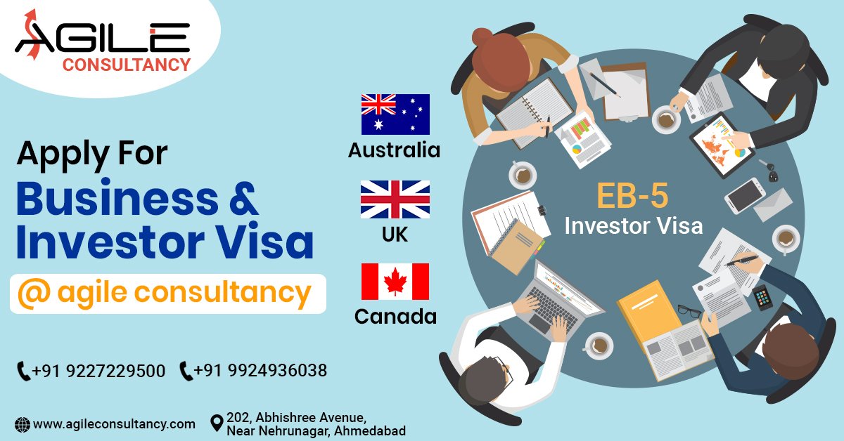 Agile_Consultan's tweet image. Are You Looking For New Avenues For your Next Big Business Move?
Apply for Business &amp;amp; Investor Visa.
Get In Touch With our expert: +919924936038 | 9227229500
For More Detail Visit:- bit.ly/2TiKfIR 
#EB5VisaUSA #EB5VisaProgram #CanadaInvestorVisa