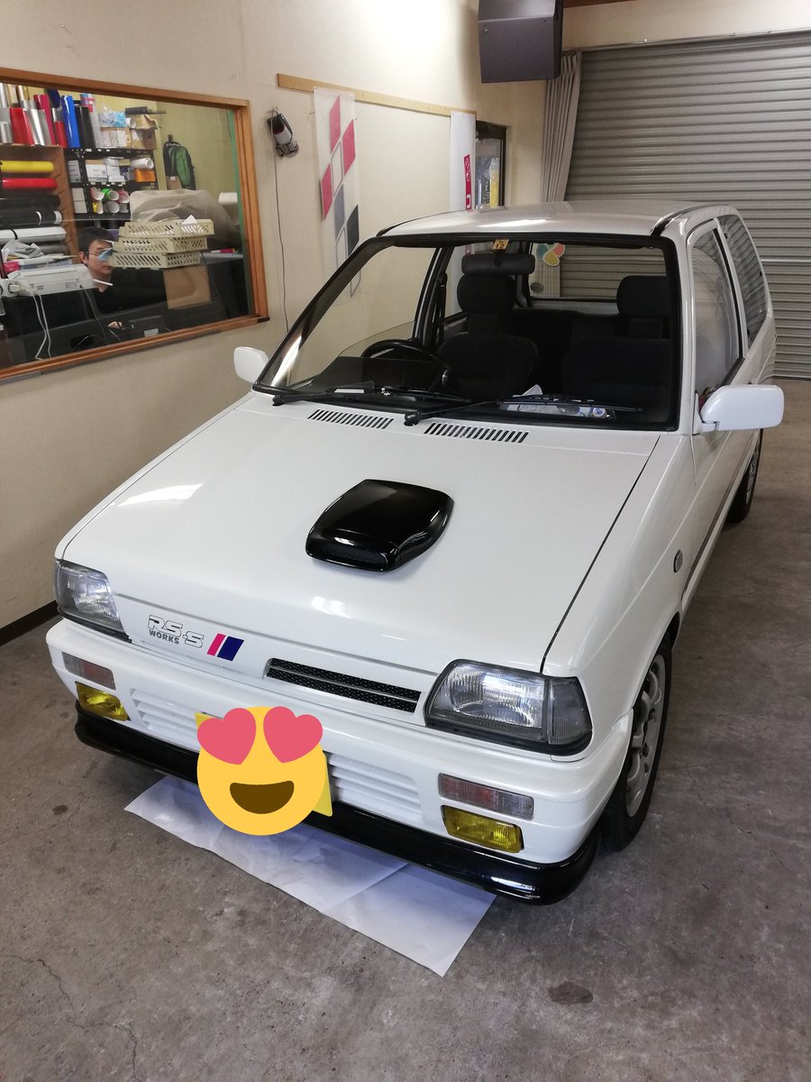 うののの No Twitter 買った車は初代アルトワークスでした ボディサビサビだったのでボディレストア デカール復元を経て完成しました 車重610キロ 昭和の車を令和に大事にバリバリ乗り回します笑 レストア Mトレーディング様 デカール復元 デカルコ様