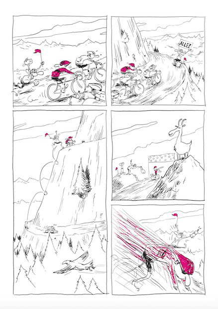 bdangouleme's tweet photo. 🎉 Félicitations à Tony Marchand, jeune talent 2018, pour avoir remporté le prix du scénario de la BD courte de Lucerne, remis par @joannsfar ! @FumettoFestival
#FIBD2019 #JeunesTalents #Prix #BD #Scenario #velo https://t.co/vAeCzcdlfT