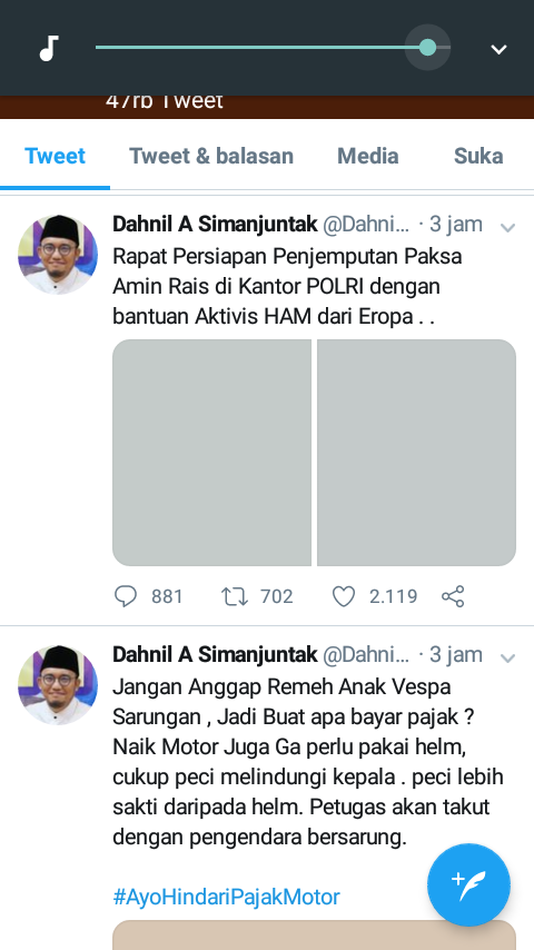 Gunawan20236960's tweet photo. @ArdiansyahNu @Dahnilanzar Tiga jam lalu masih buat status penjwmputan Samin Rasis https://t.co/6zqctjAfuk