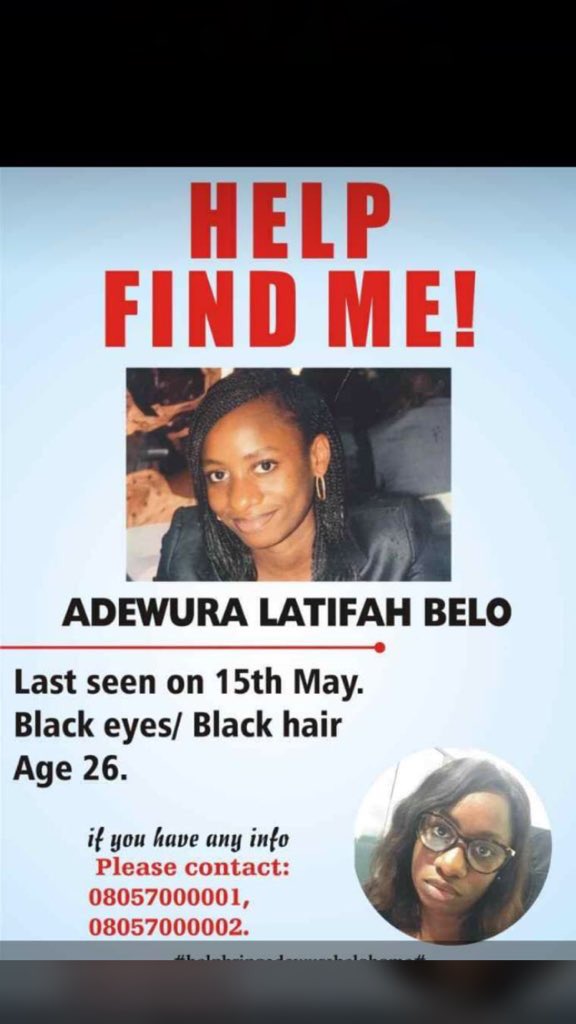 AntoLecky's tweet photo. Hello everyone! WURA is still missing. Last heard from Wednesday 15 May around 7pm. There was heavy rainfall that night along the Iyana Ipaja-Egbeda route. If you know anything at all, please share the info. Thank you. https://t.co/cCHJiDCriW