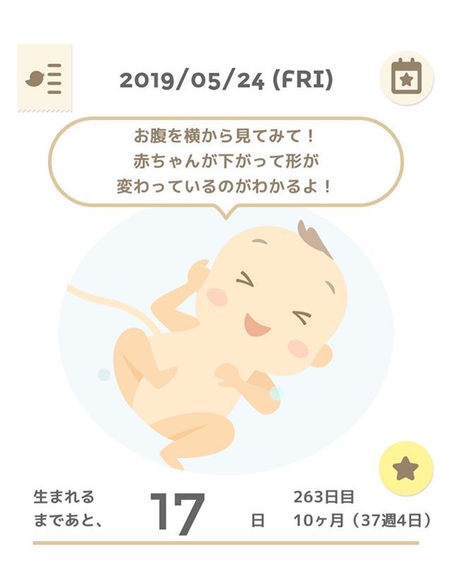 37週4日 37週4日