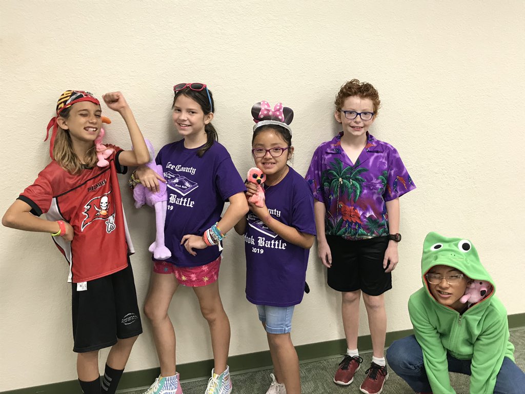 These kids are ready for competition!  Best of luck to the Villas Book Battle Team, The Lions of the Library 📚 🦁 <a href="/VillasElem/">Villas Elementary</a> #Loveleeschools