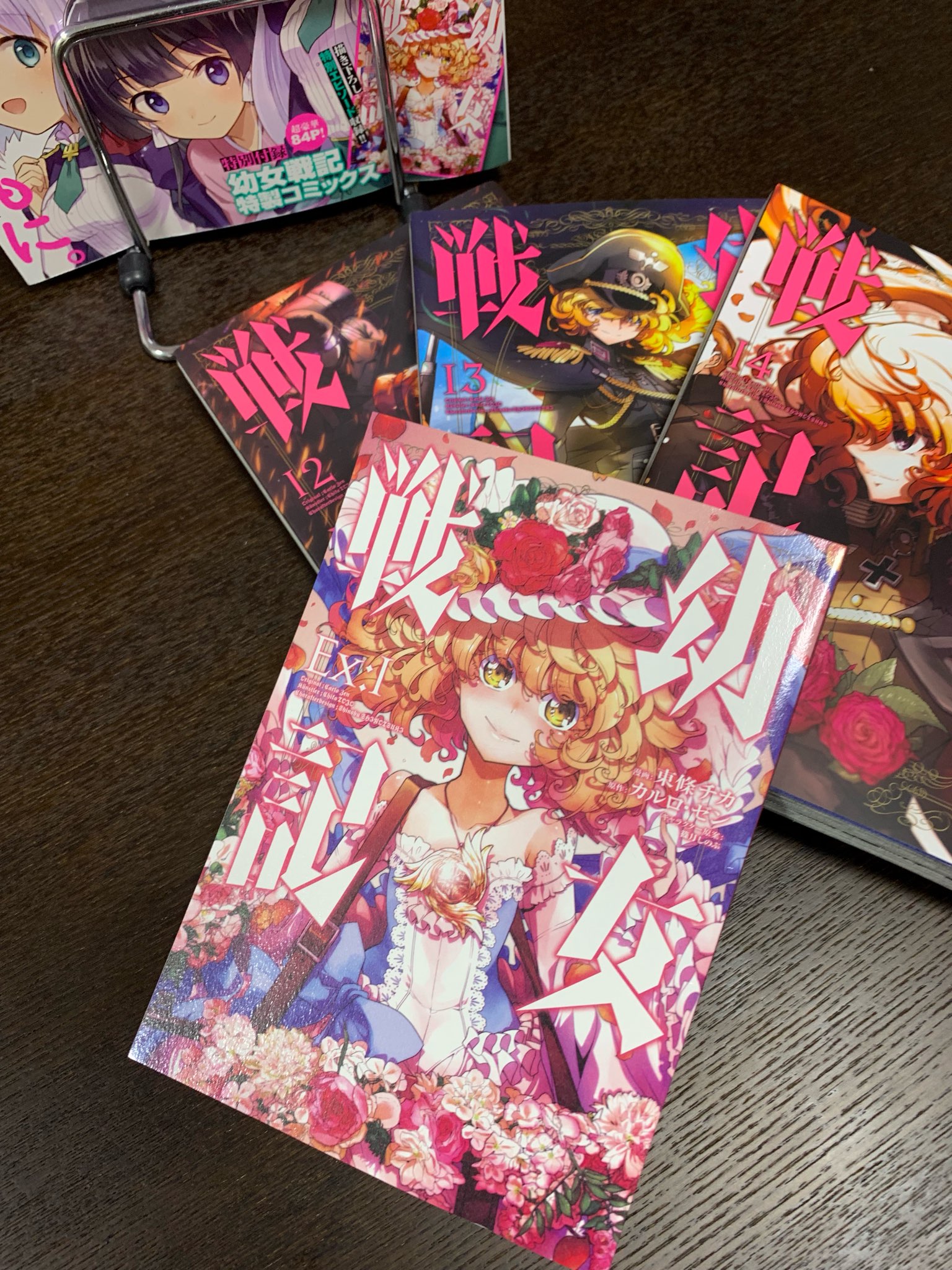 東條チカ 明日25日発売のコンプエース7月号には付録としてコミカライズ版幼女戦記の付録小冊子がついてきます 前回6月号掲載の前編に 今回書き下ろしの後編を加え80pほどの内容となります この手の外伝は単行本収録の予定