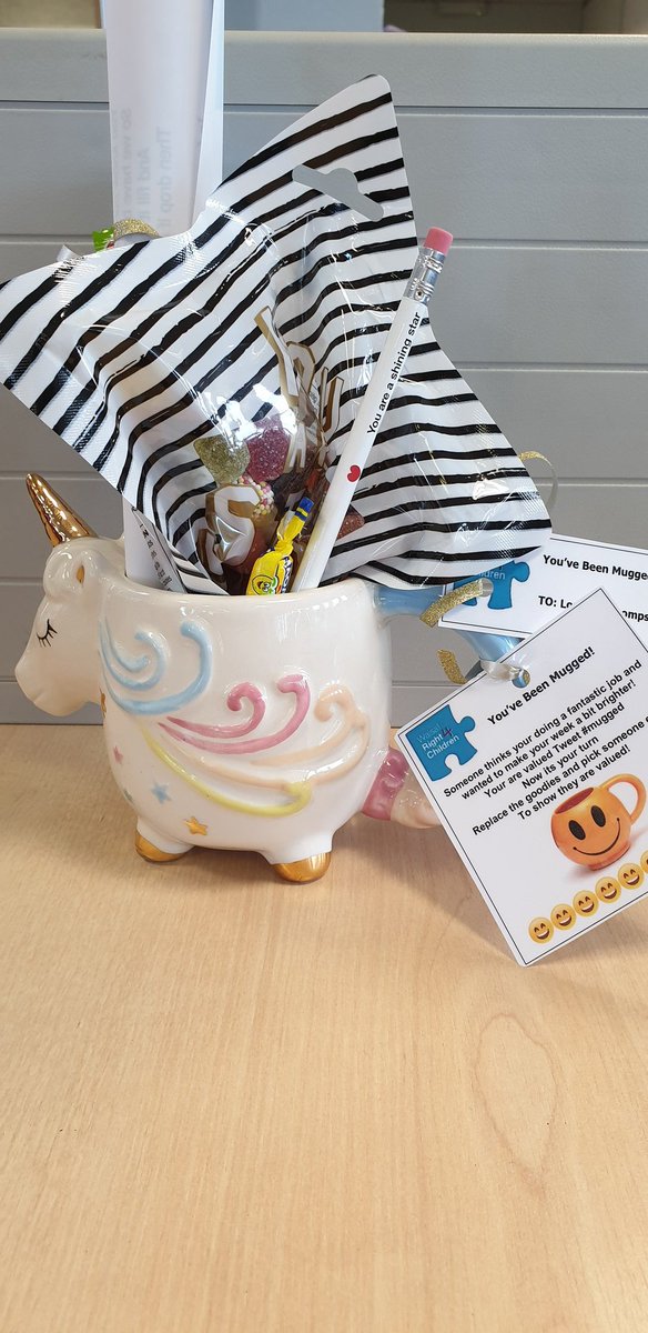 I have the most wonderful colleagues. Thank you #Mugged #proudtobewalsall #WR4C