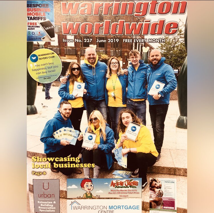 Sneak preview of June issue #warringtonworldwide #free #community #magazine #shoplocal #warrington - good luck to <a href="/WBC_BuyersClub/">Warrington Buyers Club</a> with your launch!