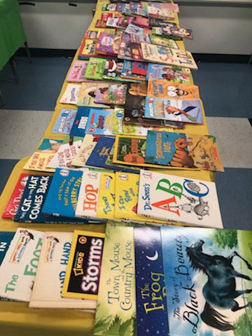 HCPSCorkES's tweet photo. Book shopping for prevention of summer slide.  #bookdrive #readersareleaders @HCPSArea5  @jenniferackett @HCPSElemELA @hcpsread https://t.co/QDEgJZPQ5y