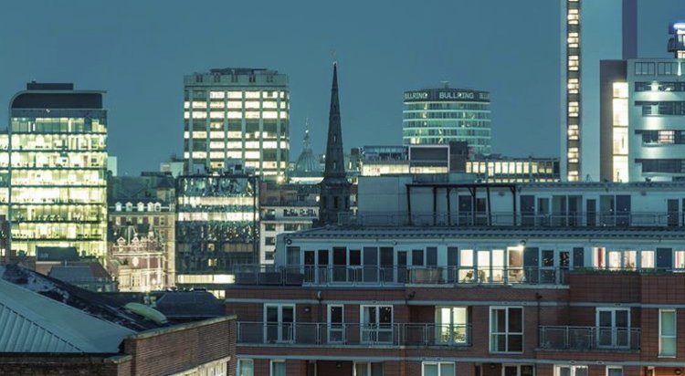 Even the top of our car parks look good! Great shot of the JQ by John Cottle 📸 #JQ #JewelleryQuarter #birmingham #igers