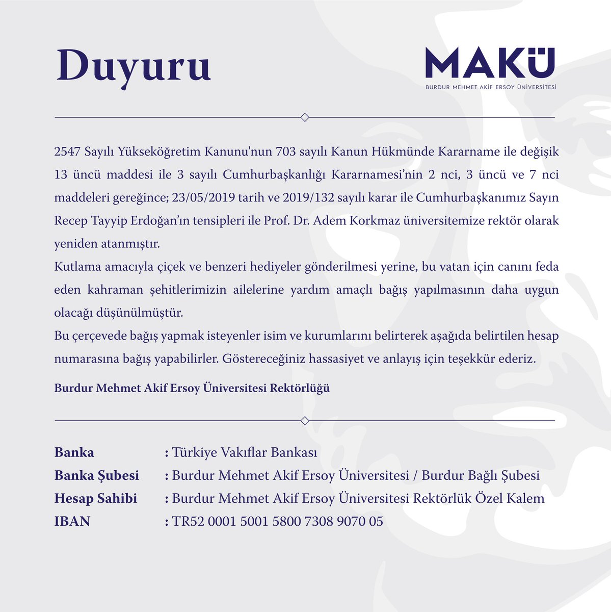 Kutlama amaçlı çiçek gönderimi hakkında duyuru #makü #burdur
