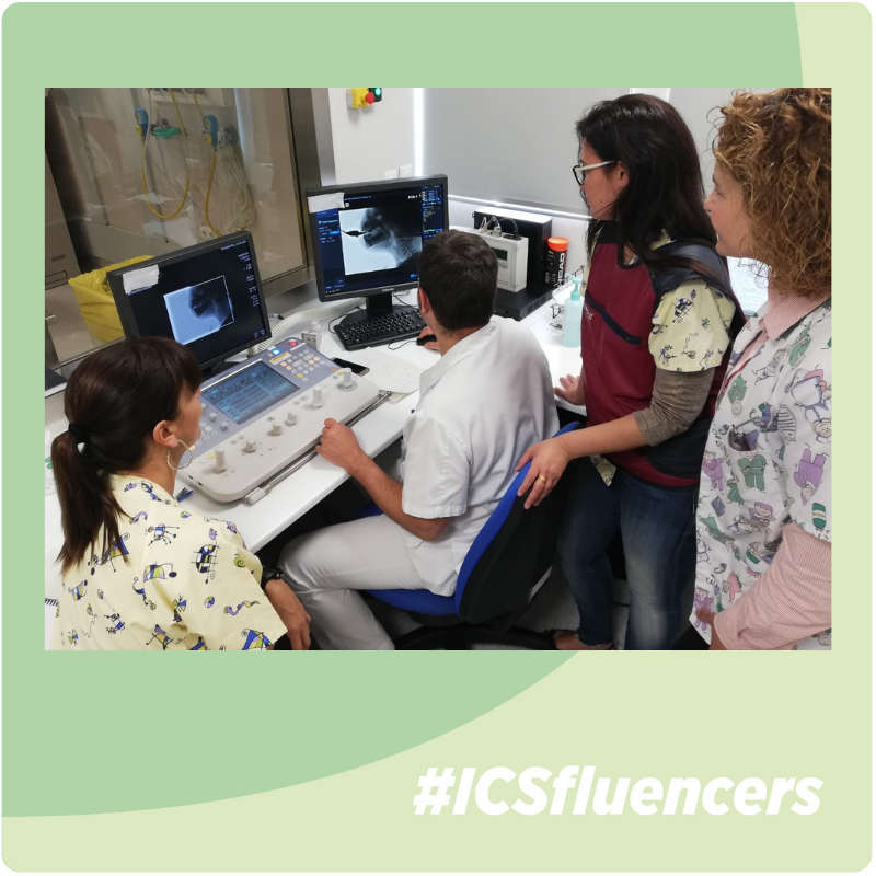 icscat's tweet photo. @VernicaLuque4 @IISPereVirgili @hjoan23 @universitatURV @CoDiNuCat @URVmedicina #ICSfluencers @VernicaLuque4:
"El diagnòstic de disfàgia es fa a través d'una prova anomenada videofluoroscòpia. A @hjoan23 participem la digestòloga, logopedes, nutricionista i infermera de pediatria amb tècnic de raigs X @FrancescXRamon1 @CoDiNuCat #InversioSalut" #S7VL https://t.co/mbx6j7qtLN