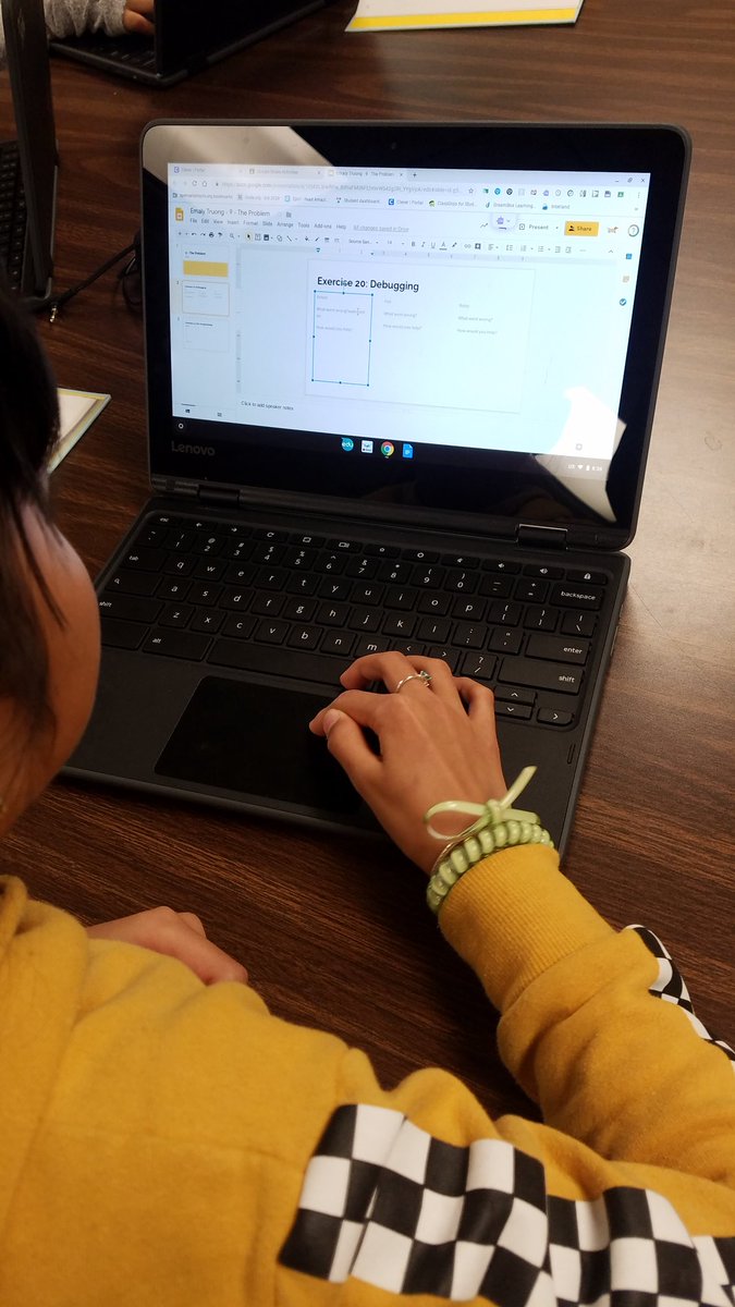 Michele_Dirkx's tweet photo. Debugging & Pair Programming with @BieberJessicaL & the all-girls Hello Ruby book 📚📚 club at Fairview! @alexolson54 @landonwallen @W_Dible #CatchingExcellenceInSCSD https://t.co/hLpNxIiKTu