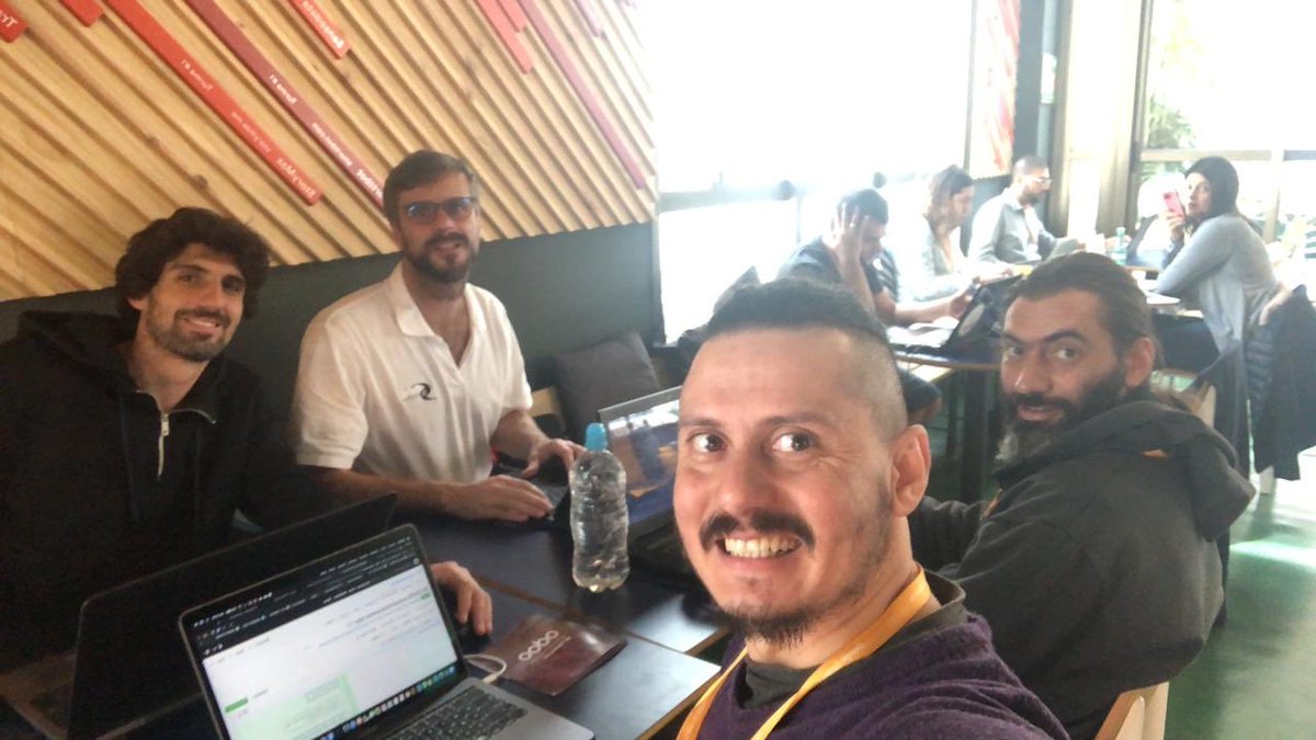 renatonlima's tweet photo. #Akretion Brazil team working in Odoo OCA Brazilian localization! https://t.co/4aaCFjPIil