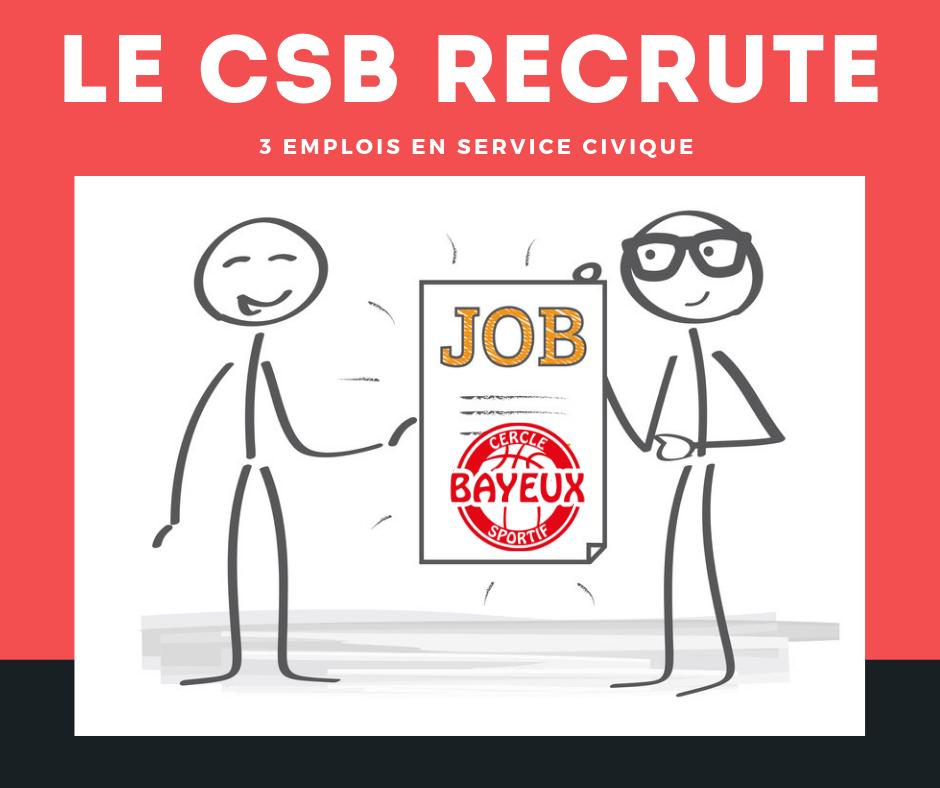 CSBayeuxBasket's tweet photo. Le CSB recrute ! 1 animateur(rice) basket, 1 chargé(e) de communication et 1 chargé(e) d'animations https://t.co/1btOnosG7C https://t.co/I45ZAmtp9e