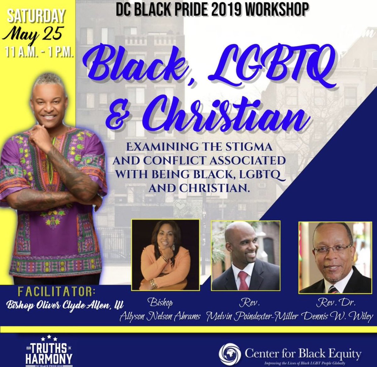 bishopallysona's tweet photo. DC Black Pride weekend! Be sure to stop by our #ELC #EJC table! #BishopAllysonAbrams #DCBP #WITL #MarysHouse #PridePraise at the Renaissance Hotel 999 9th St NW, DC. #KeepingUpWithTheBishops @dcblackpride @CapitalPrideDC @TaggMagazine @WashBlade https://t.co/P5GaaYGjh0
