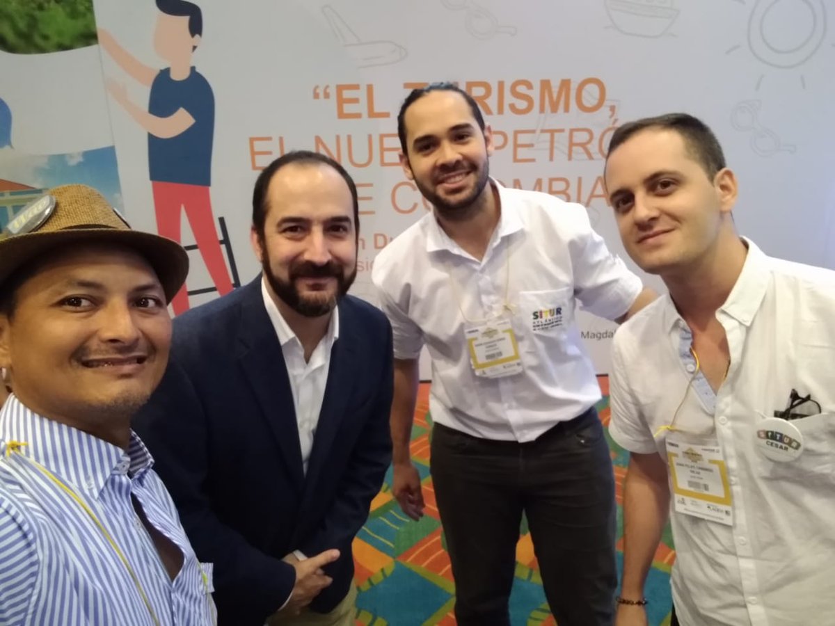 SiturCesar's tweet photo. En el primer día del #EncuentroTurísticoCaribe Felipe Buitrago, consejero de Presidencia para Asuntos Económicos y Estratégicos, dialogó sobre la Economía Naranja aplicada al Turismo
#SITURCesar #Turismo
@HotelesenSmr @CCVALLEDUPAR https://t.co/IcIFncQBkE