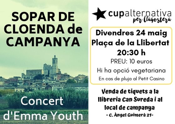 cupalternativa's tweet photo. Al Petit Casino clourem una campanya sense precedents. El projecte ho mereixia: el #programacupall és una aposta transformadora i possible, feta des del rigor i la participació veïnal. Diumenge #26M votem #cupalternativa i fem #RamionetAlcalde! 🙂✊
#ensatrevim #sommotordecanvi https://t.co/gwAr1PhprW