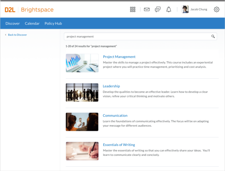 BrightspaceHelp's tweet photo. 🎉🎉BRAND NEW BRIGHTSPACE TOOL ALERT🎉🎉
The new #DiscoverTool announced in the June #PreviewReleaseNotes allows #Learners to search for active courses and self-enroll! Learn more here https://t.co/3FE7hoTrBv #NewInD2L #PersonalizedLearning #D2L #StudentSuccess https://t.co/Wk3GhfyFMv