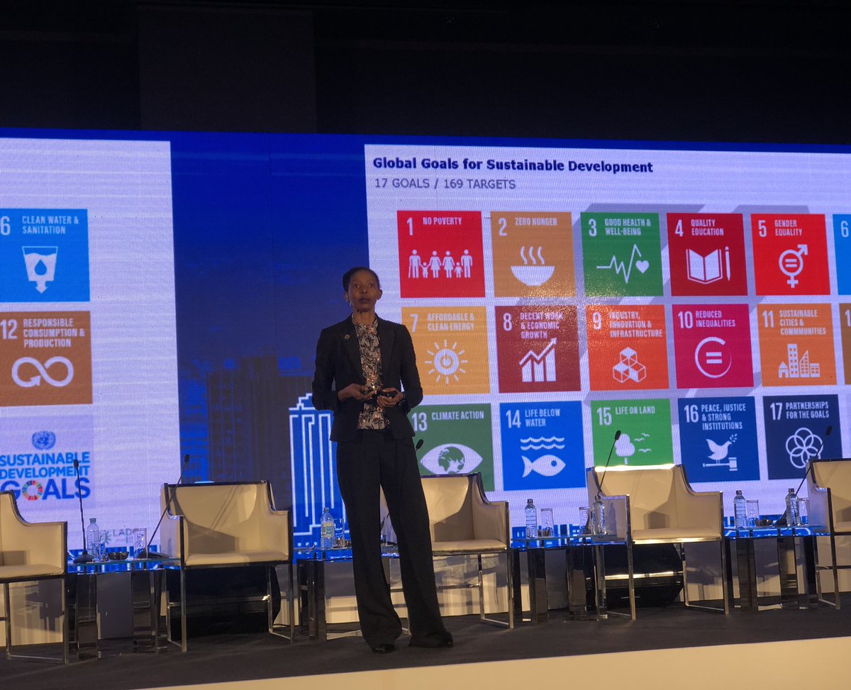 NtsholeFoundat1's tweet photo. Closing Plenary given by the CEO of @ladol_freezone Dr Amy Jadesimi. Dr Amy is sharing the journey of Ladol as well as how we can build better sustainable businesses in Africa. #ASVS19 #NF4SharedValue #ProfitWithPurpose https://t.co/1cTEUewH1p