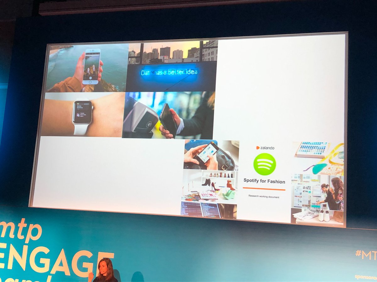 mittwald's tweet photo. Tipp von @MobileGeekGirl in ihrer Session zum Thema "Wachstum &amp; persönliche Entwicklung für Produktmanager": Auch mal über den Tellerrand schauen und von den Großen lernen. #SpotifyforFashion 🙂 #MTPEngage #MTPEngageHH https://t.co/JGGoVNNyLn