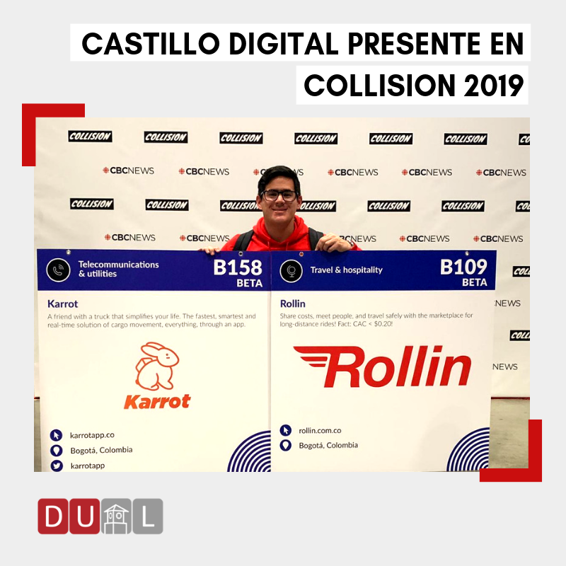 DualUnab's tweet photo. La firma Castillo Digital emprendimiento del Graduado Dual Andrés Felipe Castillo está participando en Collision Conference 2019 en Toronto, Canadá, la conferencia tecnológica de más rápido crecimiento en Norte América. 😀
#SoyDual #GraduadoDual #DHLA https://t.co/LO6MEHWCXT