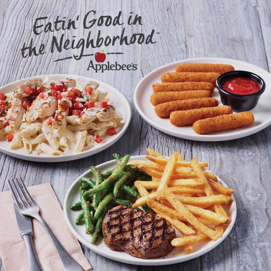 NTCSports's tweet image. Applebee&apos;s is proud to be a #PerksProgram Partner and offer members 10% off dine-in meals! Stop by the #Applebee’s Perks table May 27th – May 31st to view their #menu, learn more about our Flapjack Fundraisers, and #entertowin dinner for two!