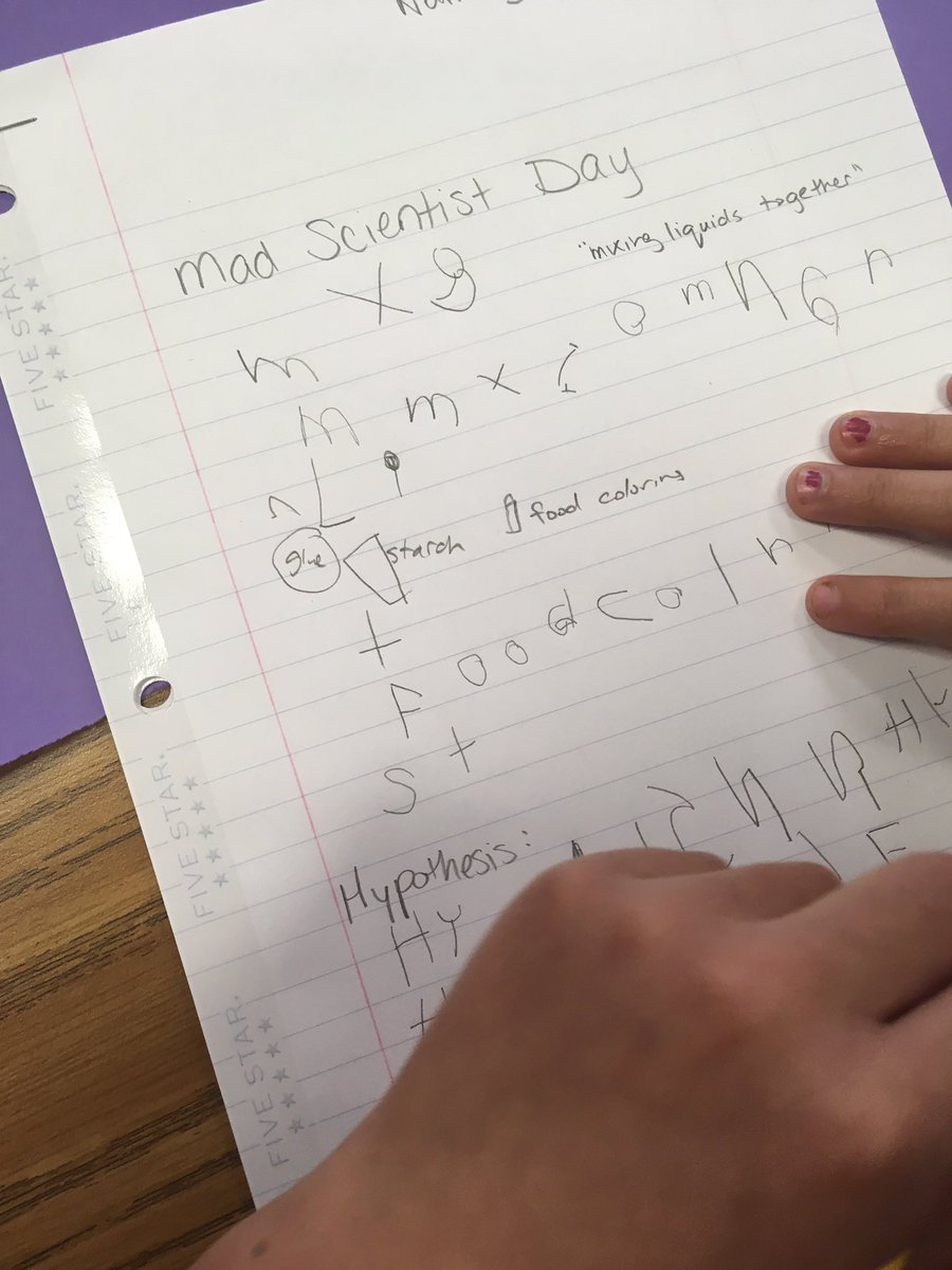 MSullivanFAC's tweet photo. Mad Scientist Day journaling. ❤️ #finchfalcons https://t.co/QBtKkeg6mf