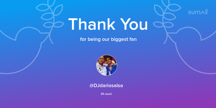 pintaperfectamx's tweet photo. Our biggest fans this week: DJdariosalsa. Thank you! via https://t.co/2QDZ2EDEFs https://t.co/llk6Xsg1si