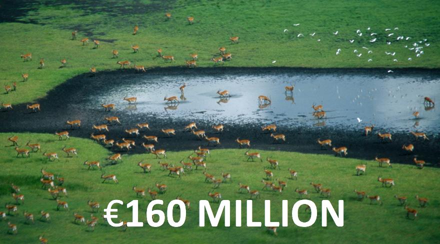 WWFLeadWater's tweet photo. Big number, big news: Pioneering consortium with @FMO @SNV @WWF & Climate Fund Managers has won tender to manage new €160 million Dutch Fund for #Climate & Development. Bankable projects will benefit vulnerable communities & ecosystems https://t.co/8gGSGQ0Li2 https://t.co/NXojVjxHmf
