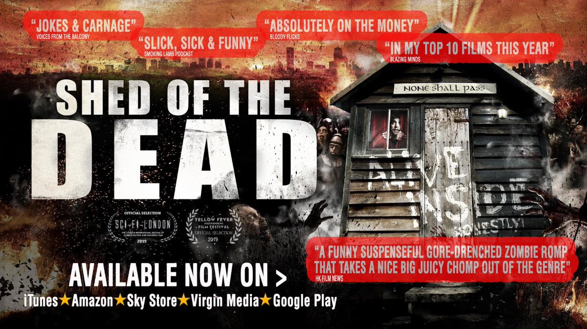 We hear rumblings of a new British-born Zombie comedy (that Is already being compared to Shaun Of The Dead - in a good way) just dropped.

Be sure to look out for @ShedoftheDead 

We might have secure something for a giveaway very soon  #ShedOfTheDead