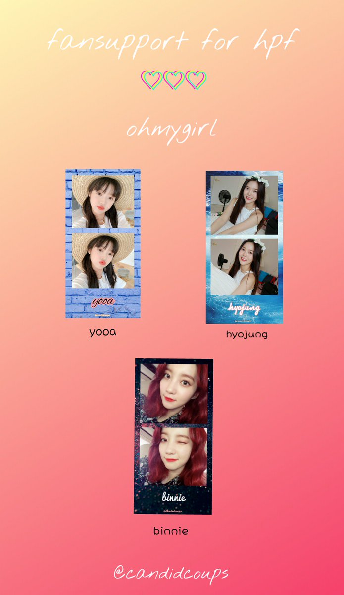 candidcoups's tweet photo. fansupport for #HallyuPopFest2019
✨
will be giving out jun, gwsn, yooa, hyojung, binnie, nu'est, yuqi, jinho, i.m photostrip & minhyun pc ♡
rules:
rt + follow
no stan check
#mainefs for updates
pic cr: @Anotheryou0927
#ACE #GWSN #NUEST #GIDLE #PENTAGON #MONSTAX #OHMYGIRL https://t.co/fS7dIT44Is