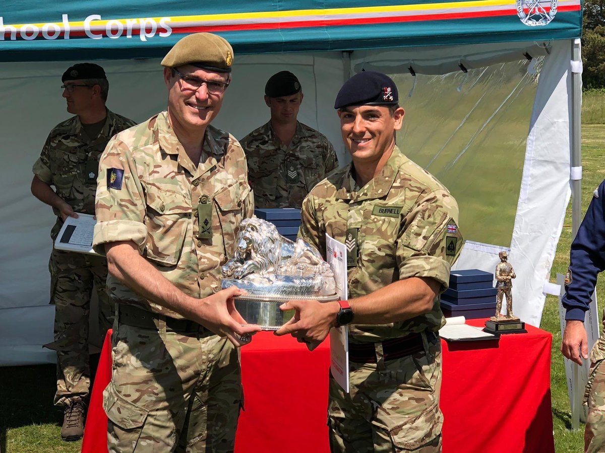 TheRoyalLancers's tweet photo. Just been announced as @3rdUKDivision Iron Trophy Winners 2019! Awarded for the best Fitness, Physical Development and Adventurous Training performances in the Division - also may have picked the @12ArmdInfBde trophy as well! Truly fit to fight! #orglory #moresilverware #epic https://t.co/racXU0oQnZ