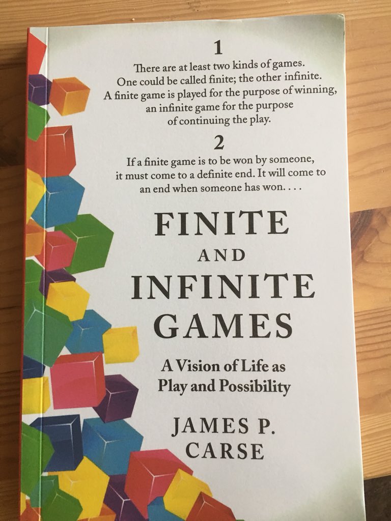 ArikJohnson's tweet photo. @craigfleisher I just cracked this treatise today and looking forward to spending the long weekend debating with my family the implications of unstable games #FinitePlayer vs. #InfinitePlayer https://t.co/37M47VHIBn