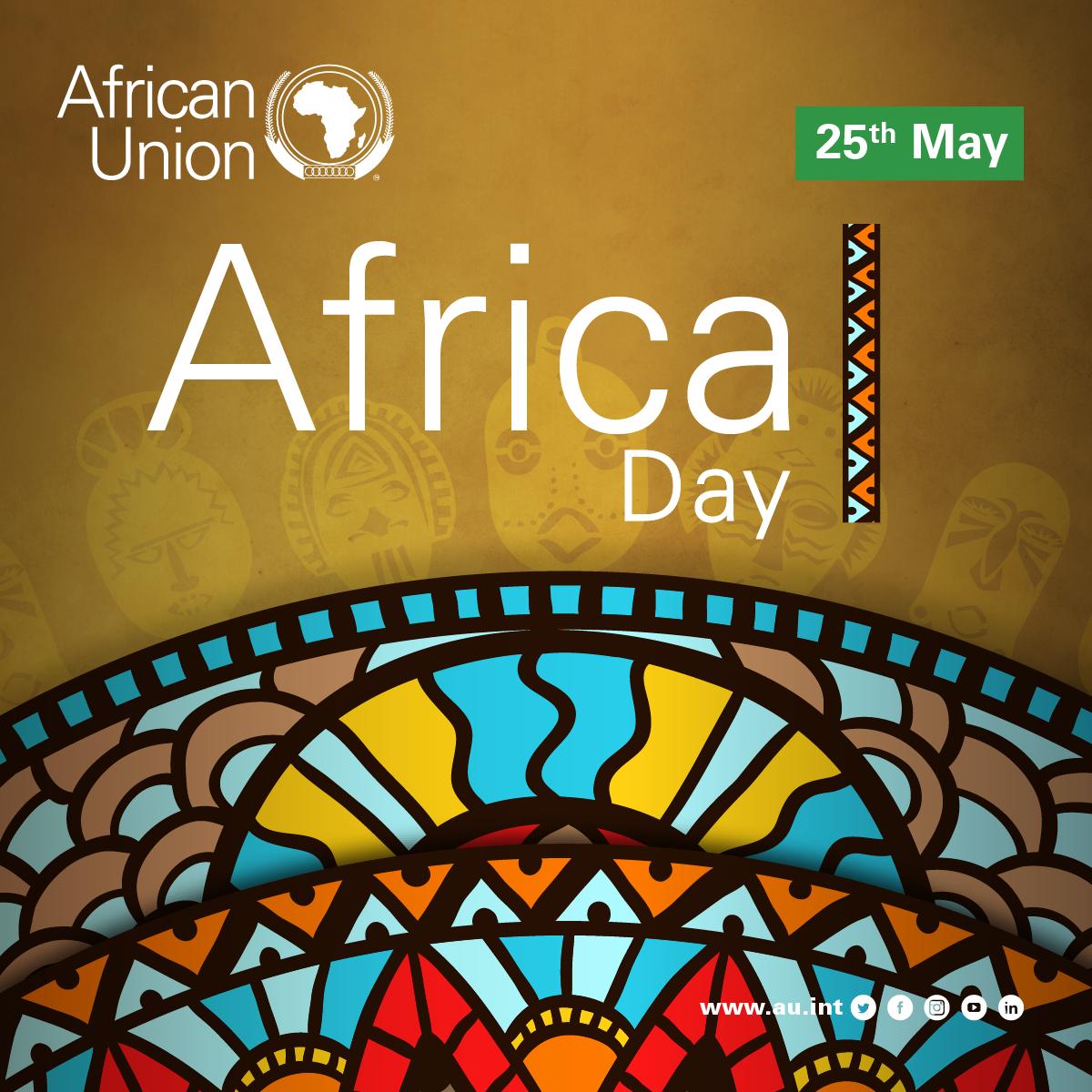 _AfricanUnion's tweet photo. #Africa will celebrate #AfricaDay on 25 May. On this day in 1963 Africa founded the Organisation of African Unity, OAU which brought the continent together. Since then, 25 May has been celebrated across the world, particularly in Africa to signify Africa’s identity and unity. https://t.co/ODOerWwhsb