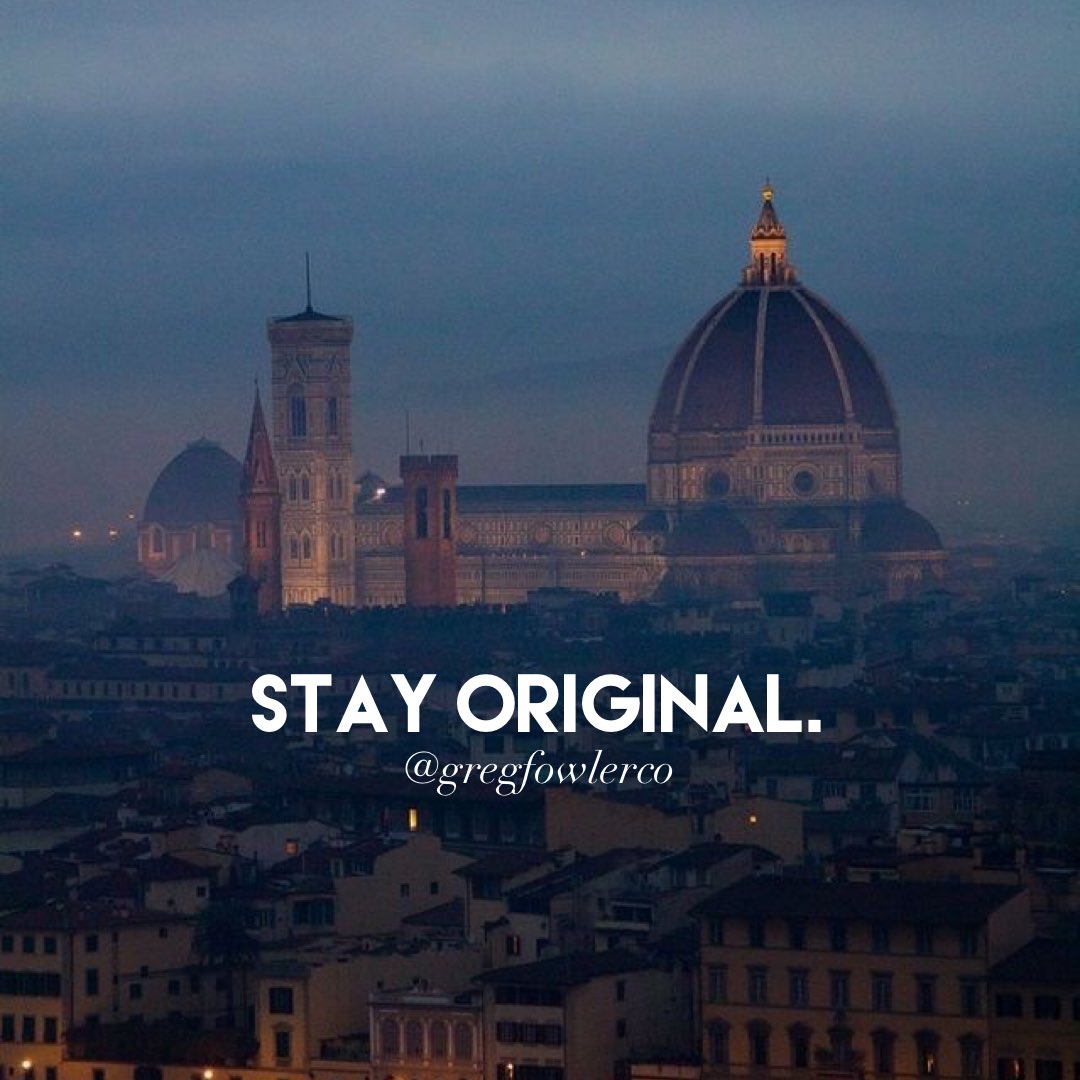 gregfowlerco's tweet photo. Stay original. ⚡️ @gregfowlerco #gregfowlerco #coloradosprings #quotes #business #hustle #realestate #realestatesales #realestatemaketing #realtor #realtorlife #realestatelifestyle #realestatesuccess #realestatelife #realtors #brokers #realestateagent #smartrealtor https://t.co/2SNEGNgEbu