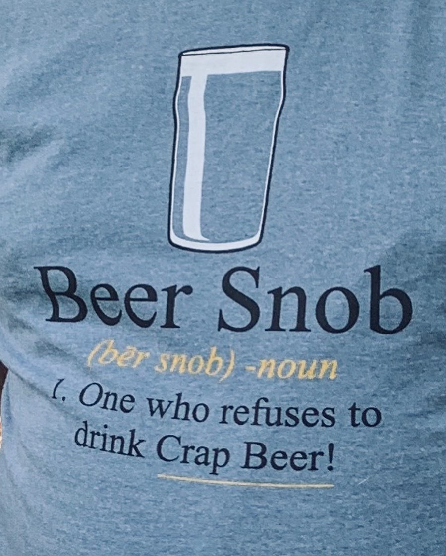 DoctorTeeShirts's tweet photo. Beer Snob (n.) โ One who refuses to drink crap beer.
You know who you are. Wear it proudly. Order this #tshirt and more #drinkingtshirts from https://t.co/3JQxUNh8fi! #craftbeertshirts #beertshirts #screenprinting #screenprintinglife https://t.co/OFeQ0ePFMA