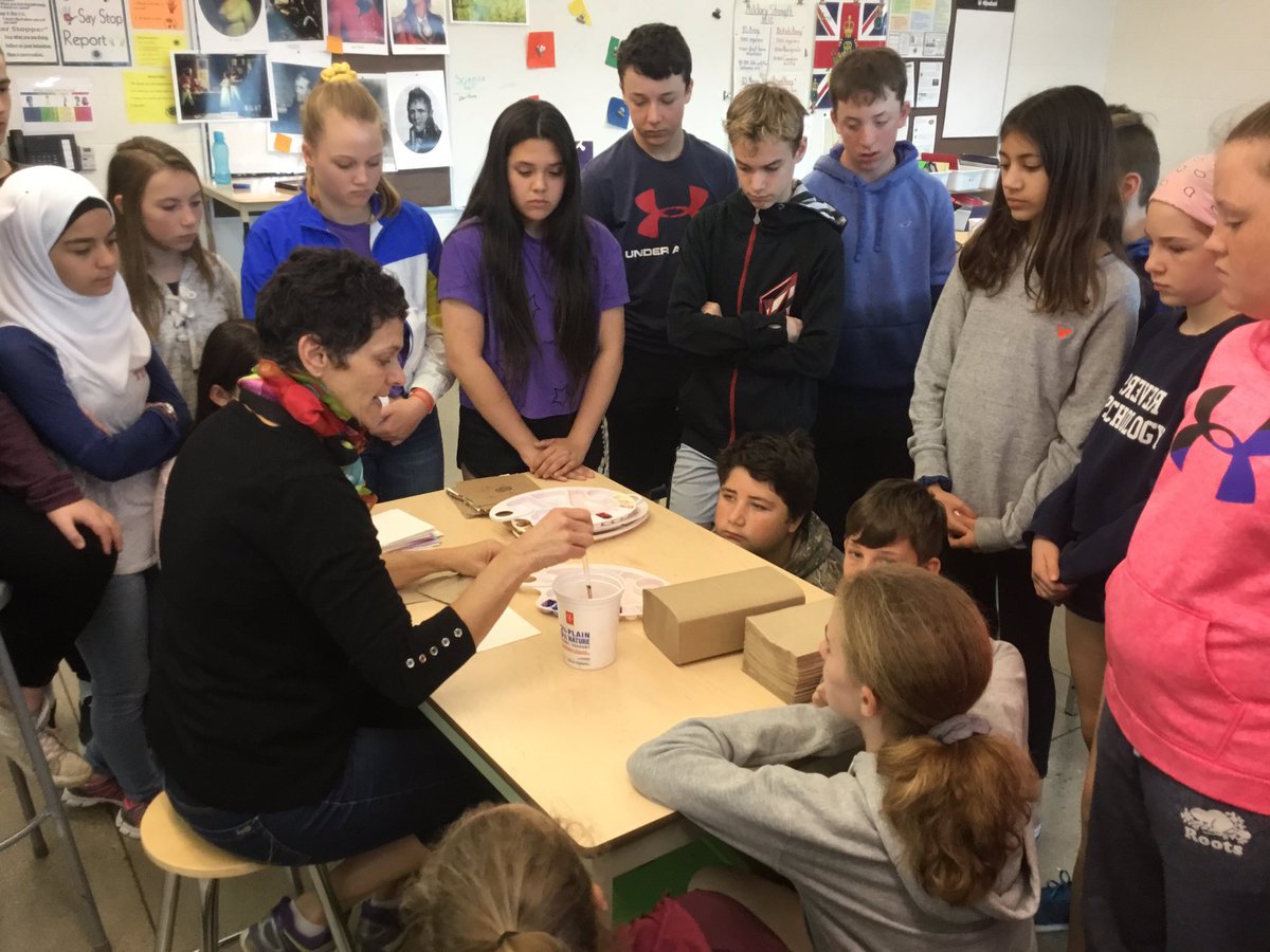 schaefstudents's tweet photo. Excited to have a @Found4Education workshop in our class with Catherine Weber. https://t.co/uyS1N3zyxT