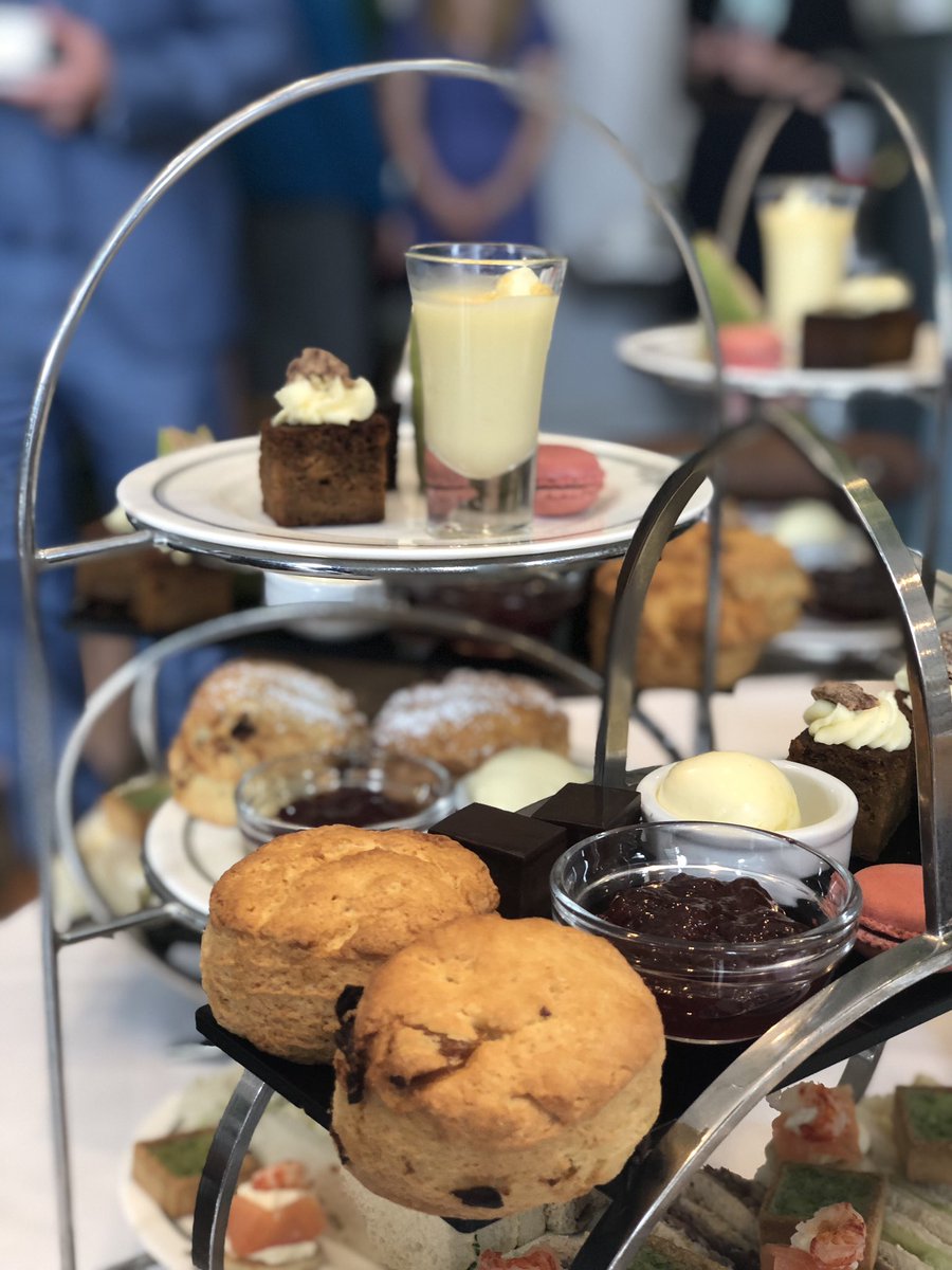 The_Cornwall's tweet photo. The afternoon tea has arrived! Our @LauraAshleyUK The Tea Room will officially open tomorrow - we can’t wait for you all to see it! #LauraAshley #LauraAshleyTheTeaRoom #Cornwall #LaunchEvent #AfternoonTea #TheCornwall https://t.co/q60DxtzM0k