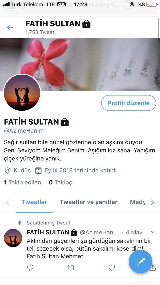 Erbil99Arslan's tweet photo. @Sau__dade Bu hesabımı nereden biliyordun da yeni hesabından engelledin bakim? 😊 https://t.co/U3iAQkW6BT