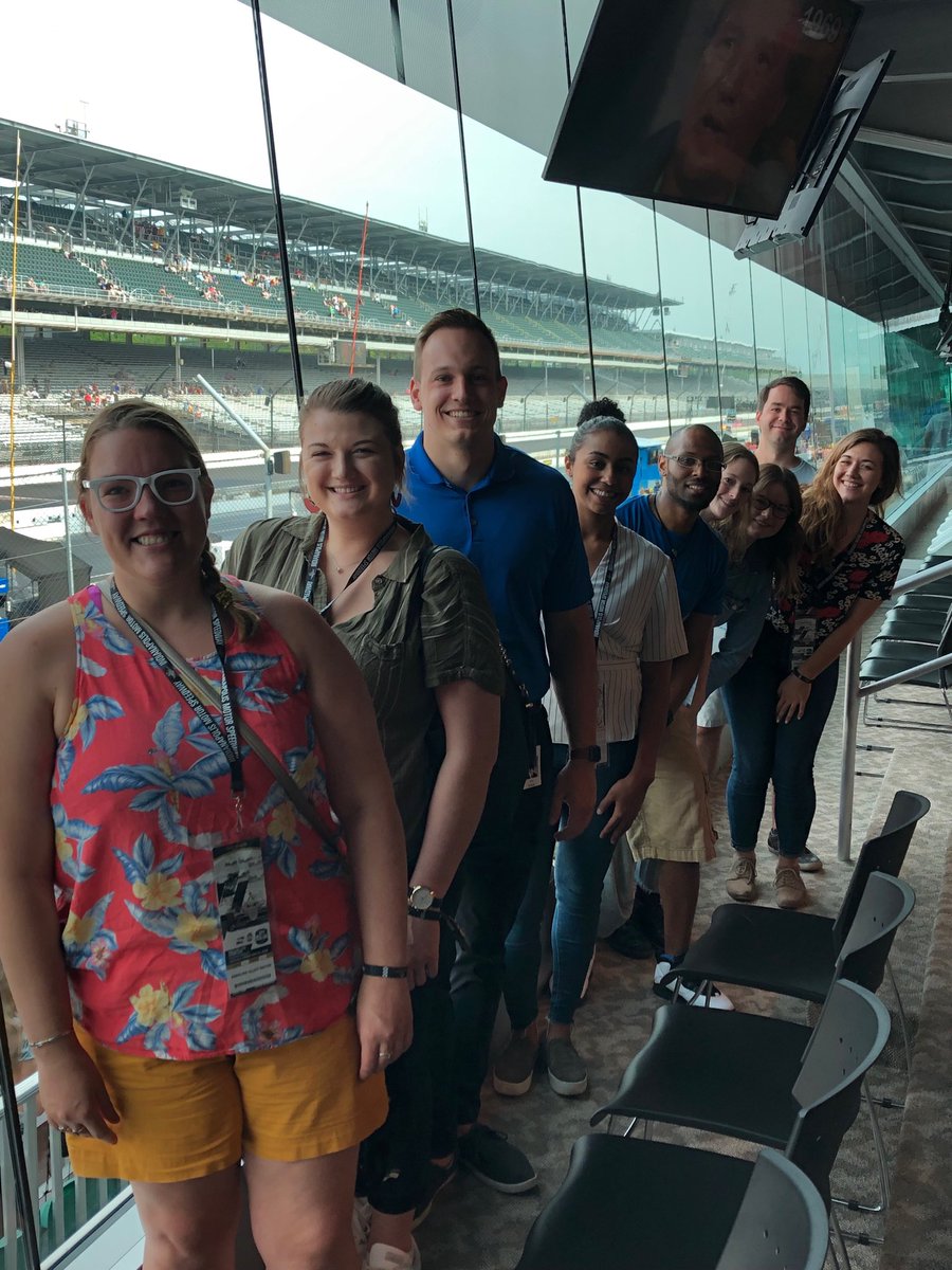GGiacone88's tweet photo. Summer clerks at Carb Day. ⁦@IceMillerLLP⁩ ⁦@IMS⁩ https://t.co/Ayus1FUSai