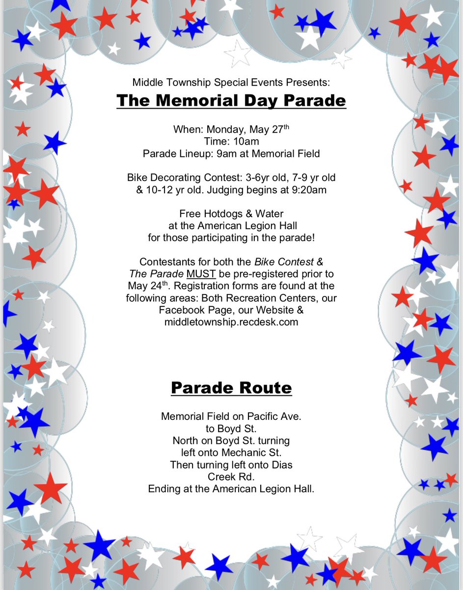 MTCC4U's tweet photo. #MDW2019 #middletownship #MemorialDayWeekend #memorialdayparade https://t.co/MIh6h5xMGQ