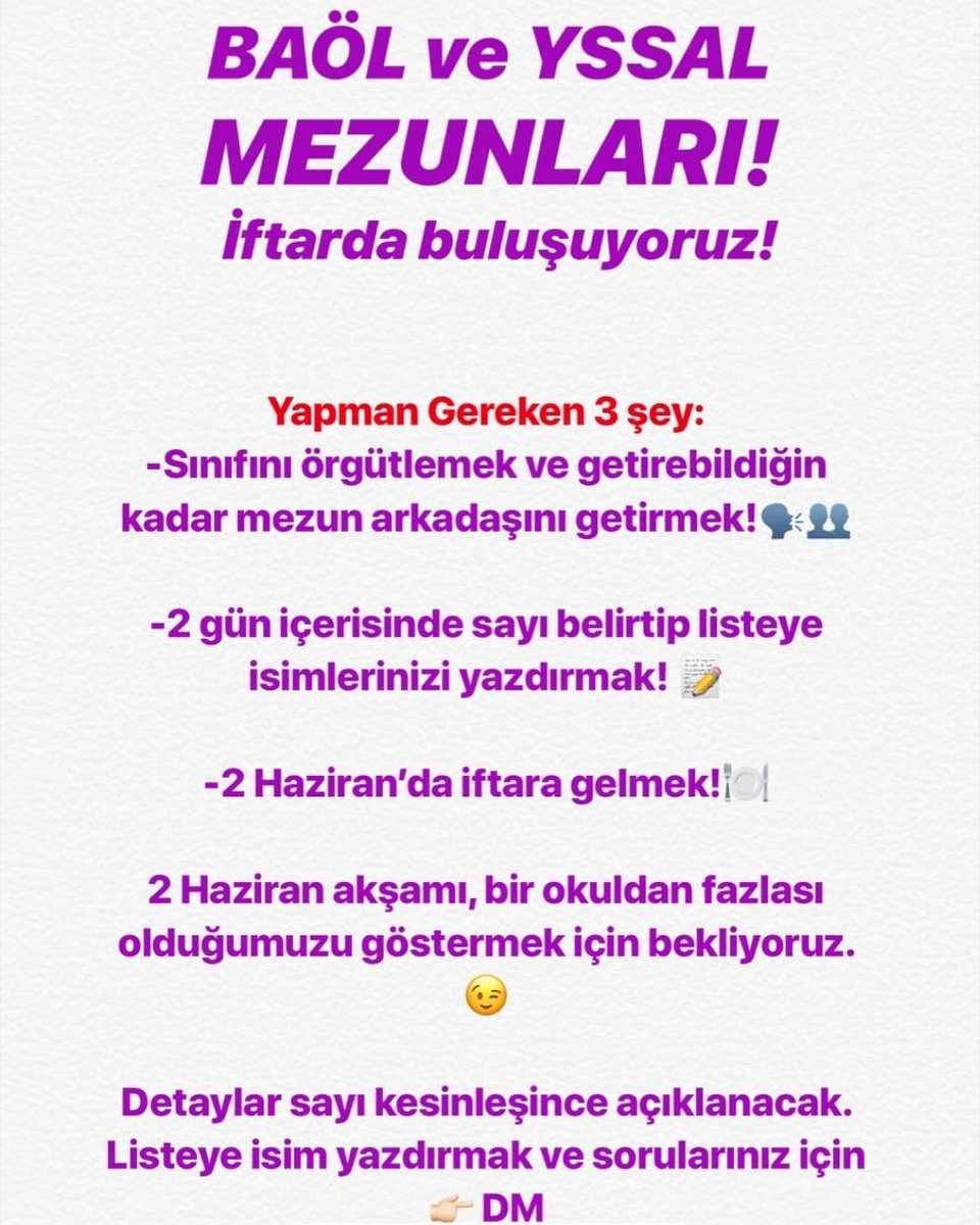 Hepinizi görmek istiyoruz.
 İftar bahane muhabbet şahane çıkın çıkın gelin 🏃‍♀️🏃‍♂️