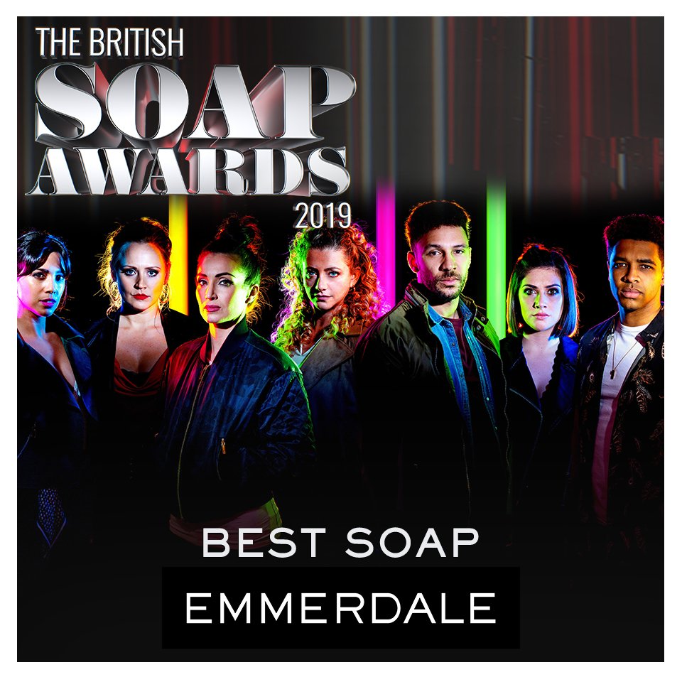 Emmerdale (@emmerdale) on Twitter photo *3 HOURS KLAXON*
VOTE #Emmerdale BEST SOAP at the <a href="/SoapAwards/">British Soap Awards</a> now!
Vote here - bit.ly/2U6YpIO *3 HOURS KLAXON*
VOTE #Emmerdale BEST SOAP at the <a href="/SoapAwards/">British Soap Awards</a> now!
Vote here - bit.ly/2U6YpIO