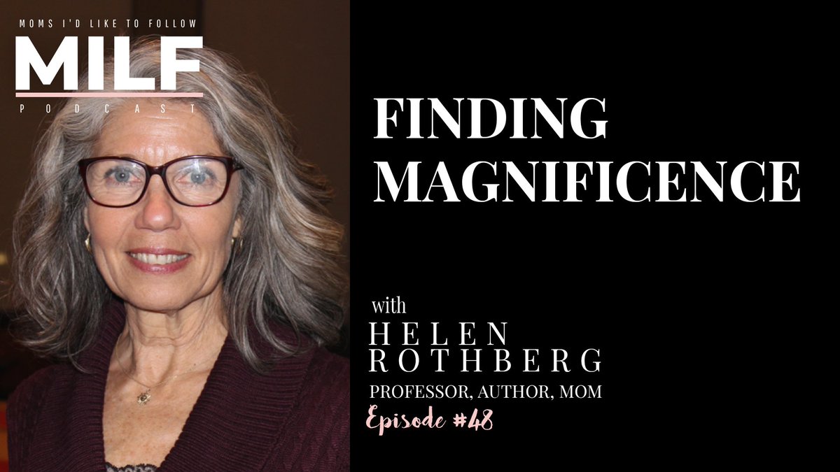 Finding Magnificence with @HelenRothberg - Episode 48

milfpodcast.com/48?utm_campaig…

#mothers #moms #motherhood #women #parenthood #podcast #womanhood #family #passion #professor #strategy #MaristCollege #ThePerfectMix #NYC #NewYorkCity #MoneyMagazine #empathy #businessconsulting