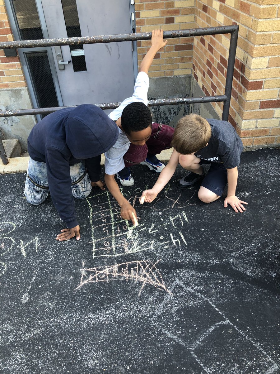 rtrams's tweet photo. 3rd graders teaching 2nd graders in Chelsea Forste’s class, 3rd grade math! #stepupto3rdgrademath #RitenourExcellence https://t.co/e7UNzprOHI