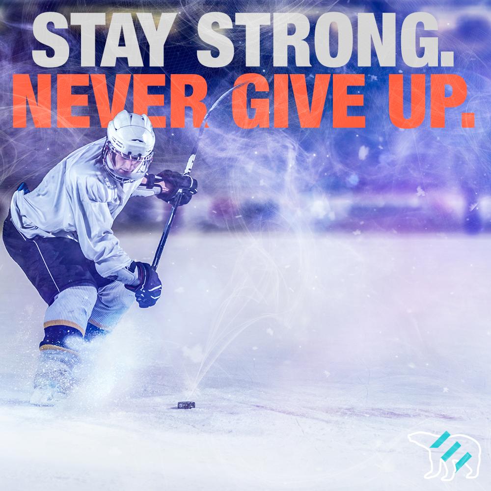 The fight must go on. #hockey #hockeylife #motivation #inspiration #sports #icehockey #livepolar