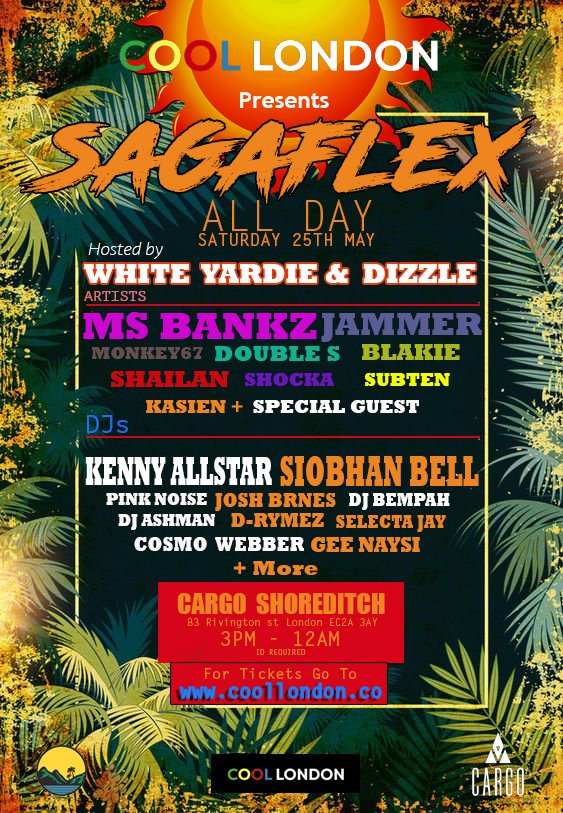 Tomorrow we are joined by <a href="/MsBanks/">#SILHOUETTE</a> <a href="/jammerbbk/">Jammer</a> @siobhanbell_ + many more greats for the the infamous #Sagaflex Summer all dayer! 

Tickets still available : ticketlist.co.uk/event/103860/s…