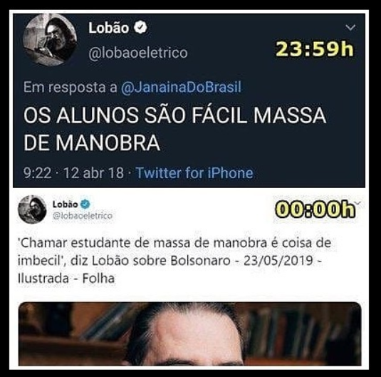 odiodobem's tweet photo. Se perdeu completamente, hein Lobão? 🥰 https://t.co/8Nn8NTOVtp