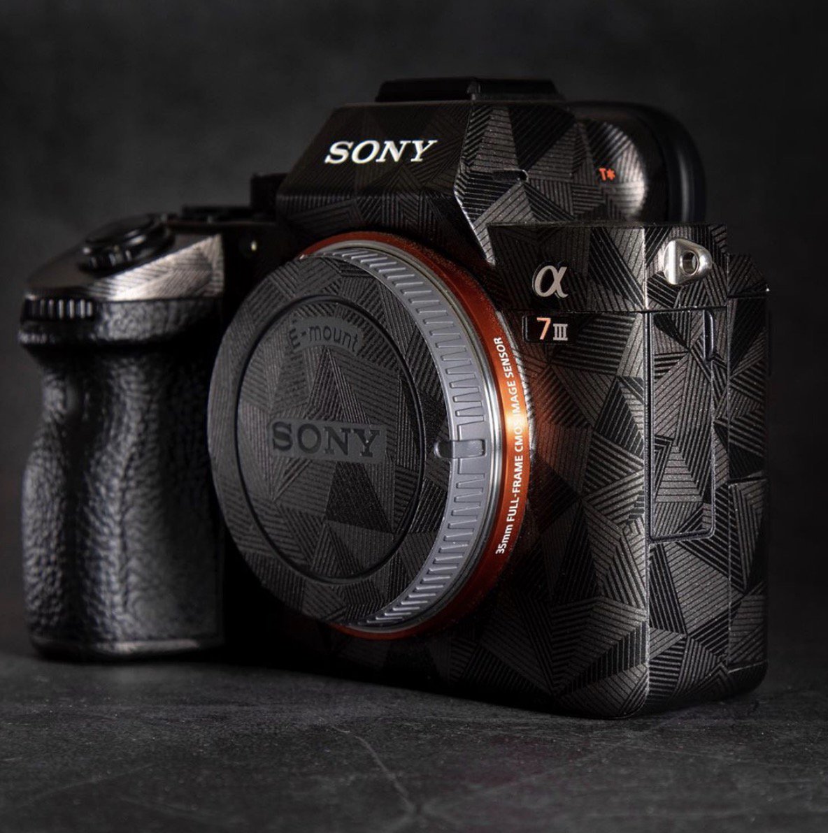LifeGuardDesign's tweet photo. Turning camera into art. Our Nordic Titanium skin increases the perceived value of our a7iii. Sometimes we just like to stare at it. Do you agree? Pre-order available now on https://t.co/sshaHNTYBE https://t.co/uIdpINvNAa